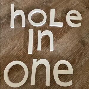 Golf items for decor